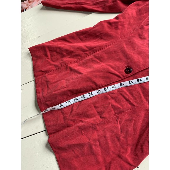 GIANNI Sport Blazer Womens 6 Vintage Red Three-Button Long Sleeve Jacket - Picture 5 of 5